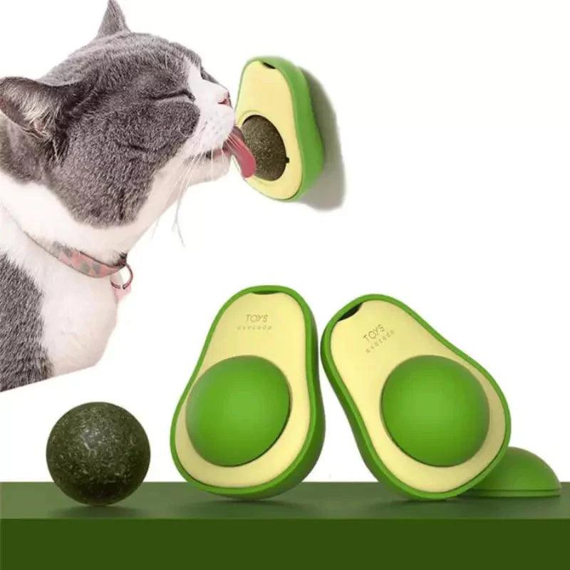 Brinquedo Abacate com Catnip para Gatos - Movimento Pet 