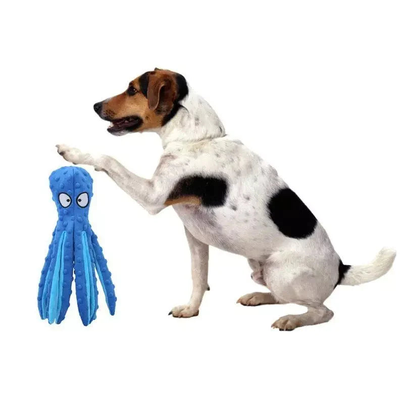 Brinquedo Mastigável Polvo Anti Stress para Cães: O calmante do seu cão! - Movimento Pet