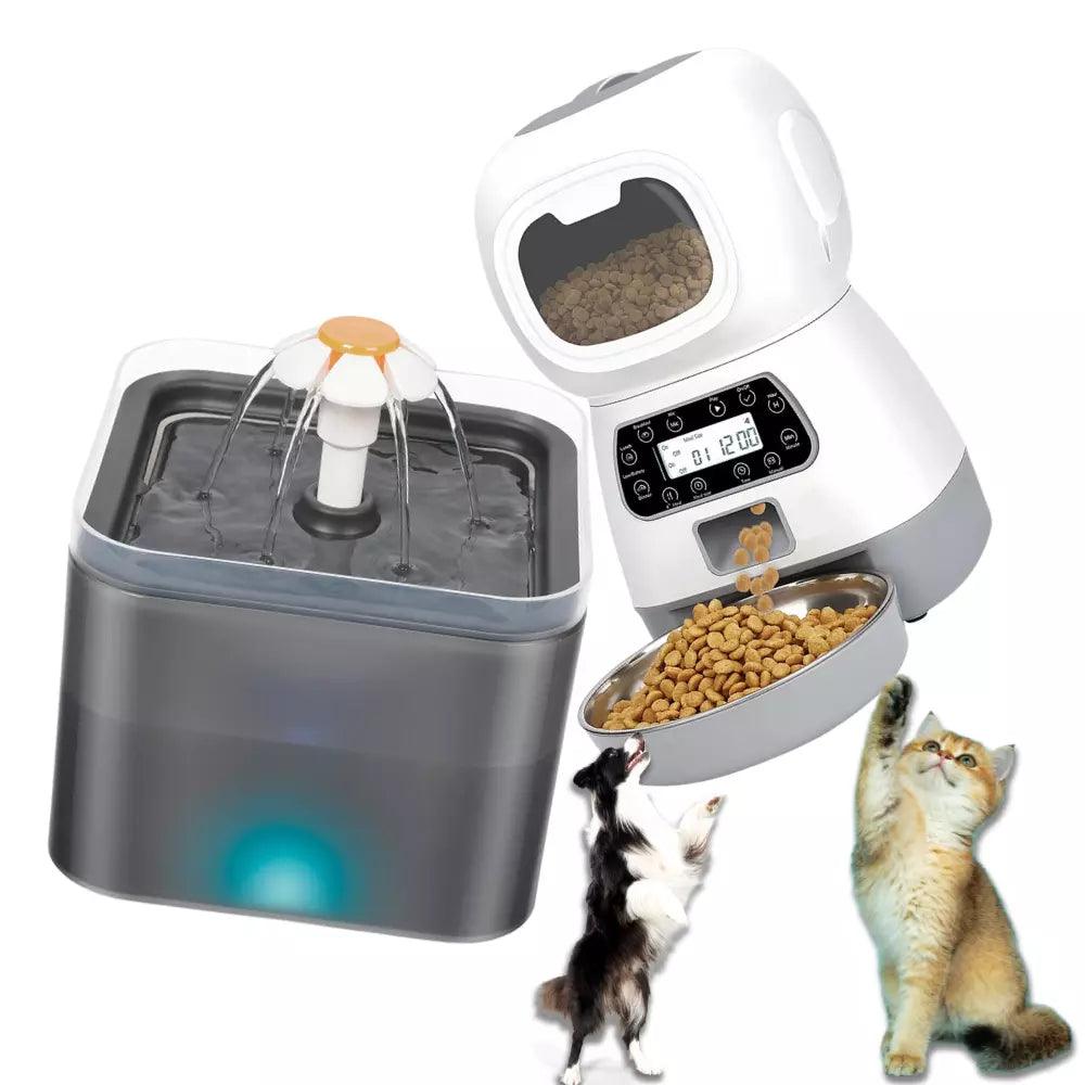 Alimentador Automático + Brinde Fonte de Água Inteligente - Movimento Pet 