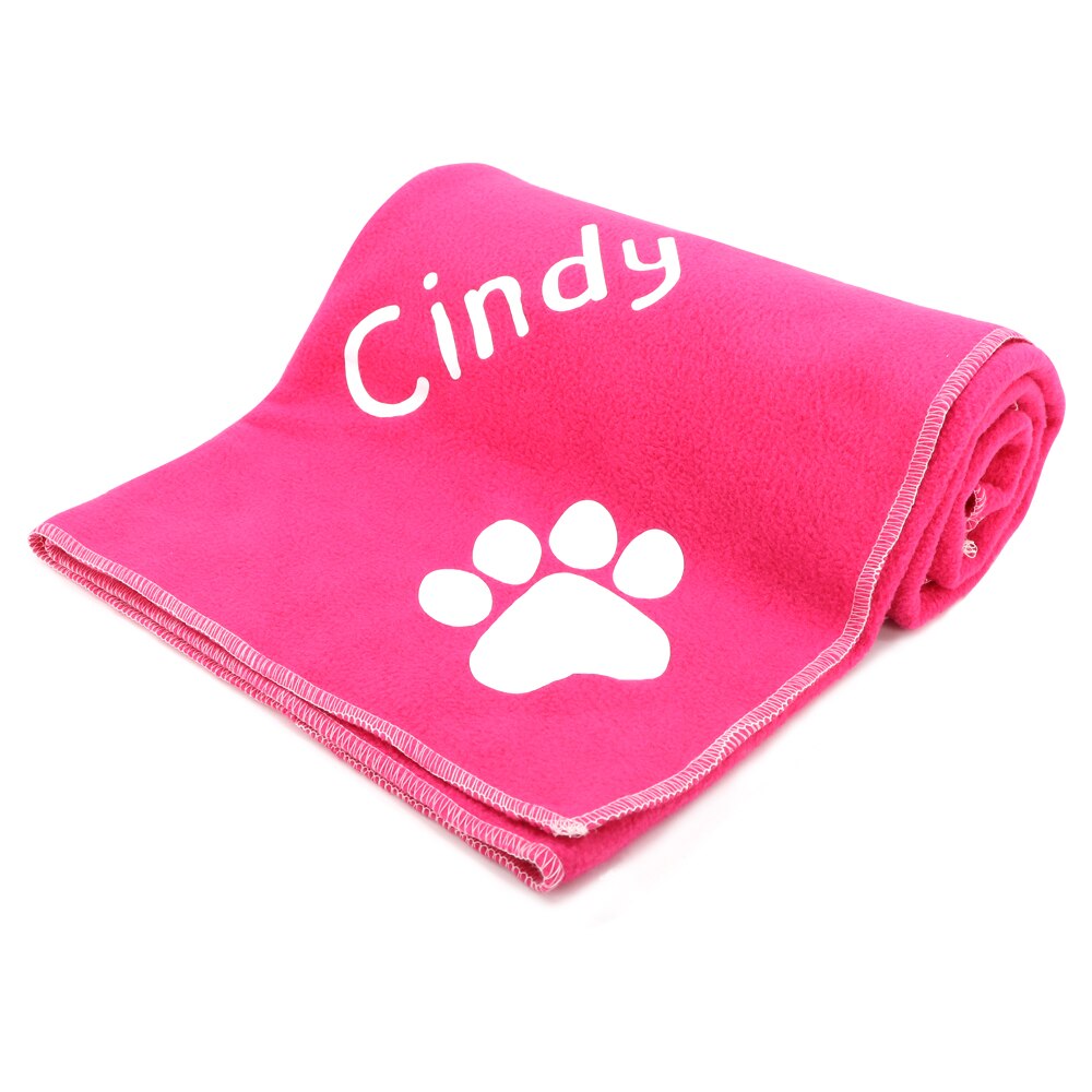 Cobertor Personalizado com Nome do Seu Pet