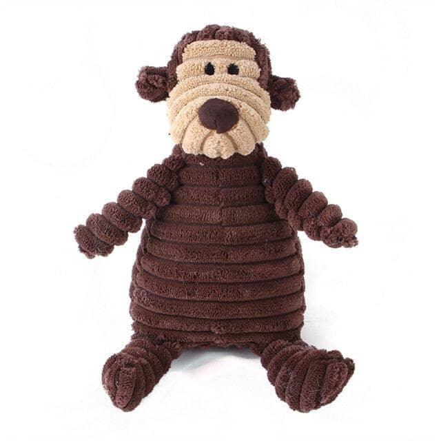 Bichinho de Pelúcia para Pets Brinquedos movimentopet Macaco 