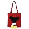Bolsa para Transporte de Cachorros e Gatos - Mouse Bag cachorros e gatos: bolsa mickey bag Movimento Pet Vermelho 