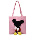 Bolsa para Transporte de Cachorros e Gatos - Mouse Bag cachorros e gatos: bolsa mickey bag Movimento Pet Rosa 