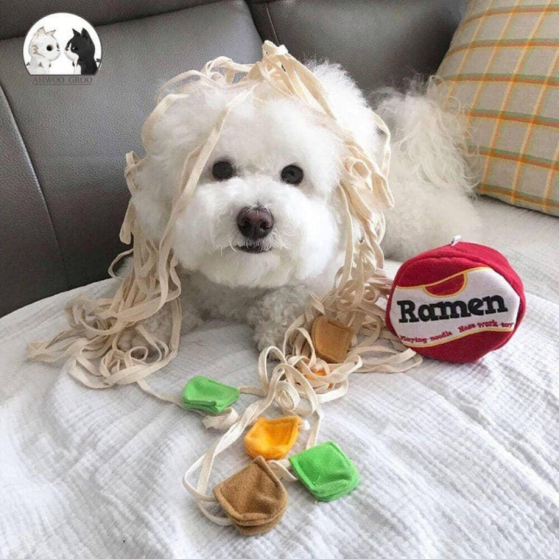 Brinquedo Interativo de Macarrão para Pets | Dog Ramen Noodle Brinquedos movimentopet 