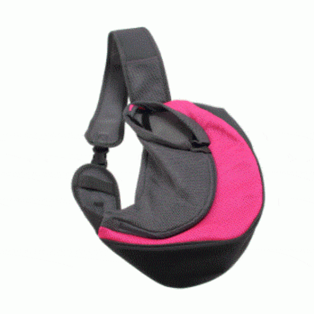 Mochila para Transporte de Pets ao Ar Livre | Puppy Carrier 0 movimentopet Rosa e Preta P 