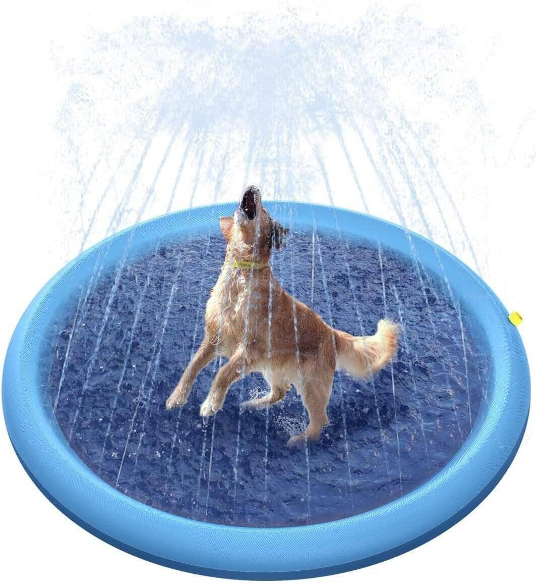 Piscina Inflável Com Irrigação De Água para Pets - Movimento Pet 