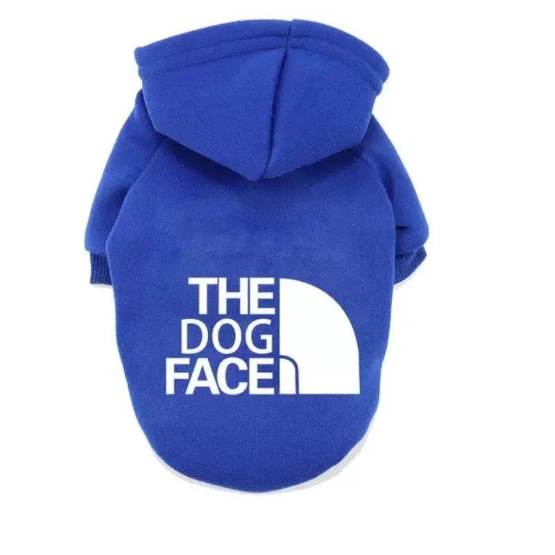 Moletom The Dog Face com Capuz para Cães movimentopet Azul XS 