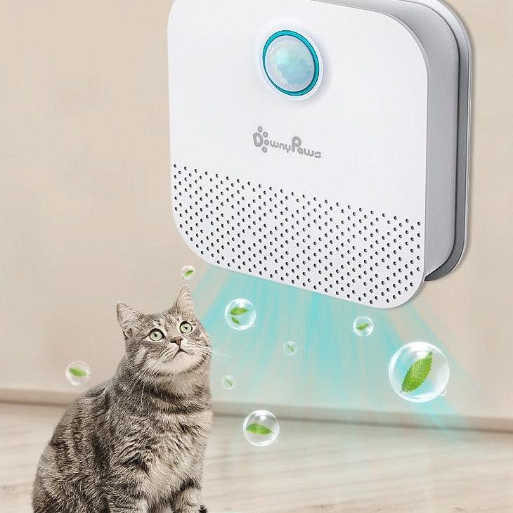 Desodorizador Automático para Ambientes com Gatos - Movimento Pet 
